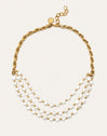 Collar Audrey Premium Acero Baño Oro