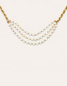 Collar Audrey Premium Acero Baño Oro