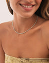 Collier Azulina Acier Plaqué Or