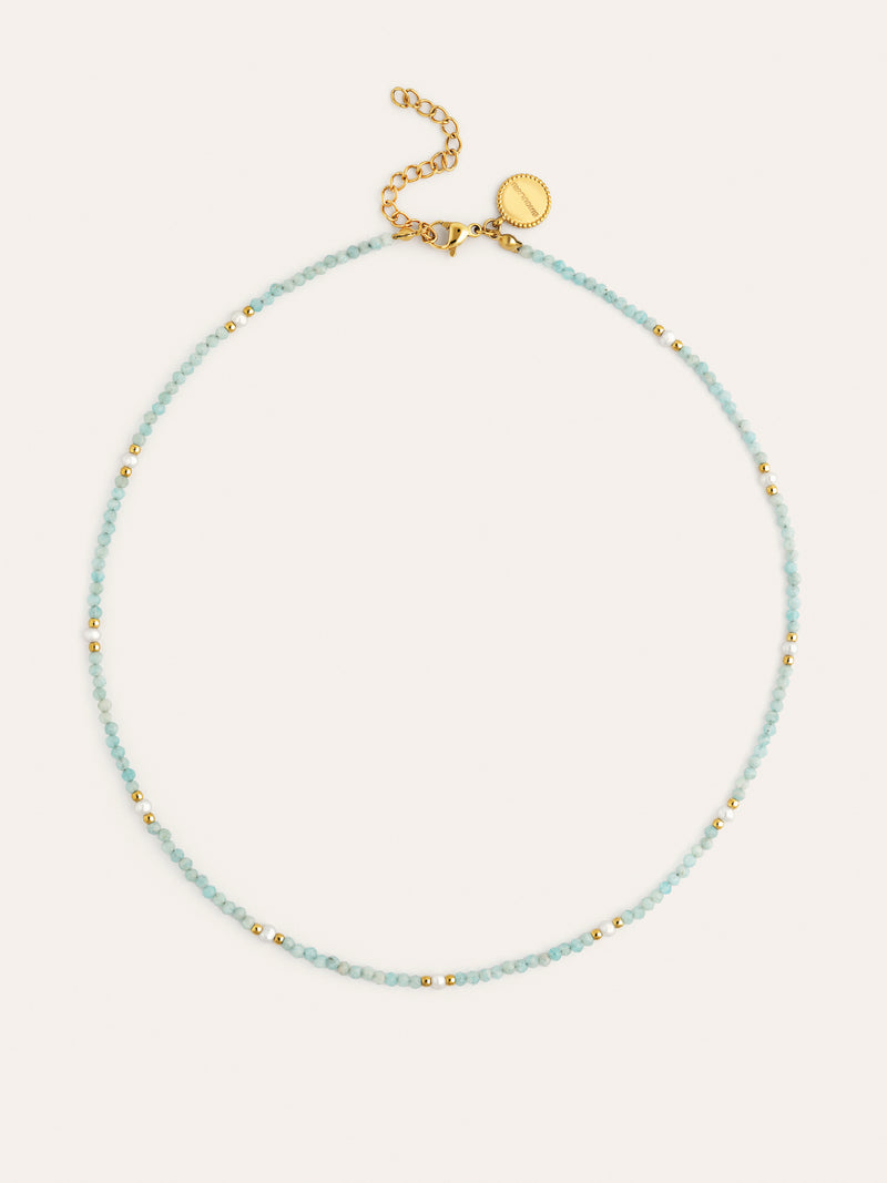 Collier Azulina Acier Plaqué Or