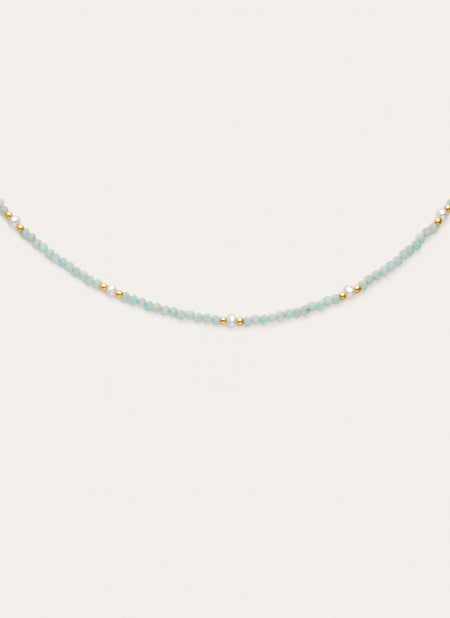 Collier Azulina Acier Plaqué Or