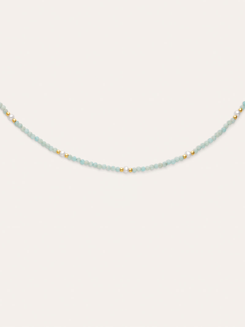 Collier Azulina Acier Plaqué Or