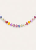 Halskette Bali Stones Edelstahl mit 18kt Goldbeschichtung