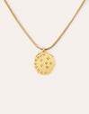 Collier Bling Acier Plaqué Or