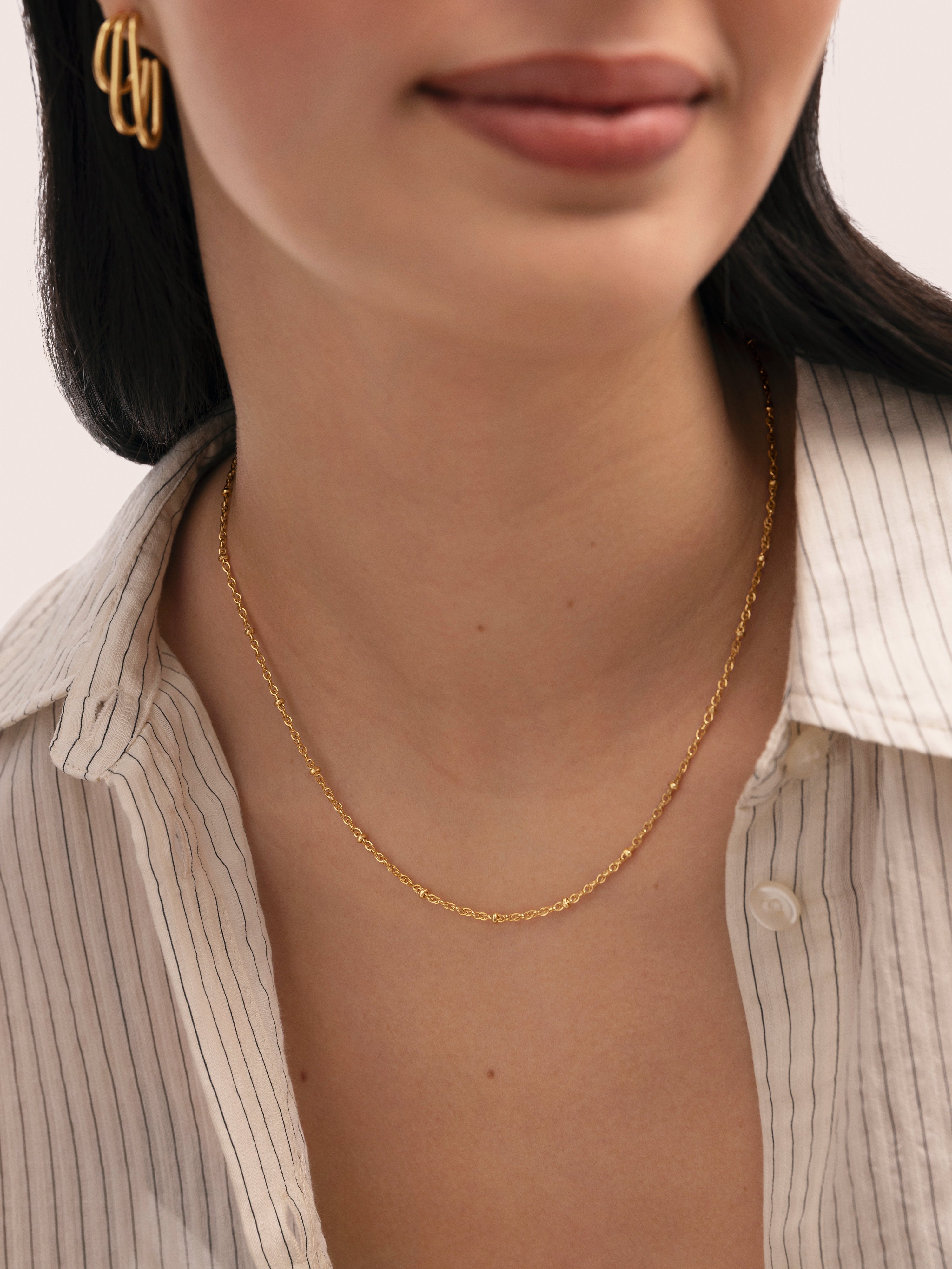 Chance Stainless Steel Gold Necklace