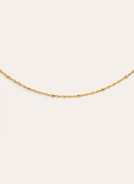Chance Stainless Steel Gold Necklace