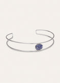 Choker Cianita Aço