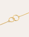 Circles Twist Gold Necklace