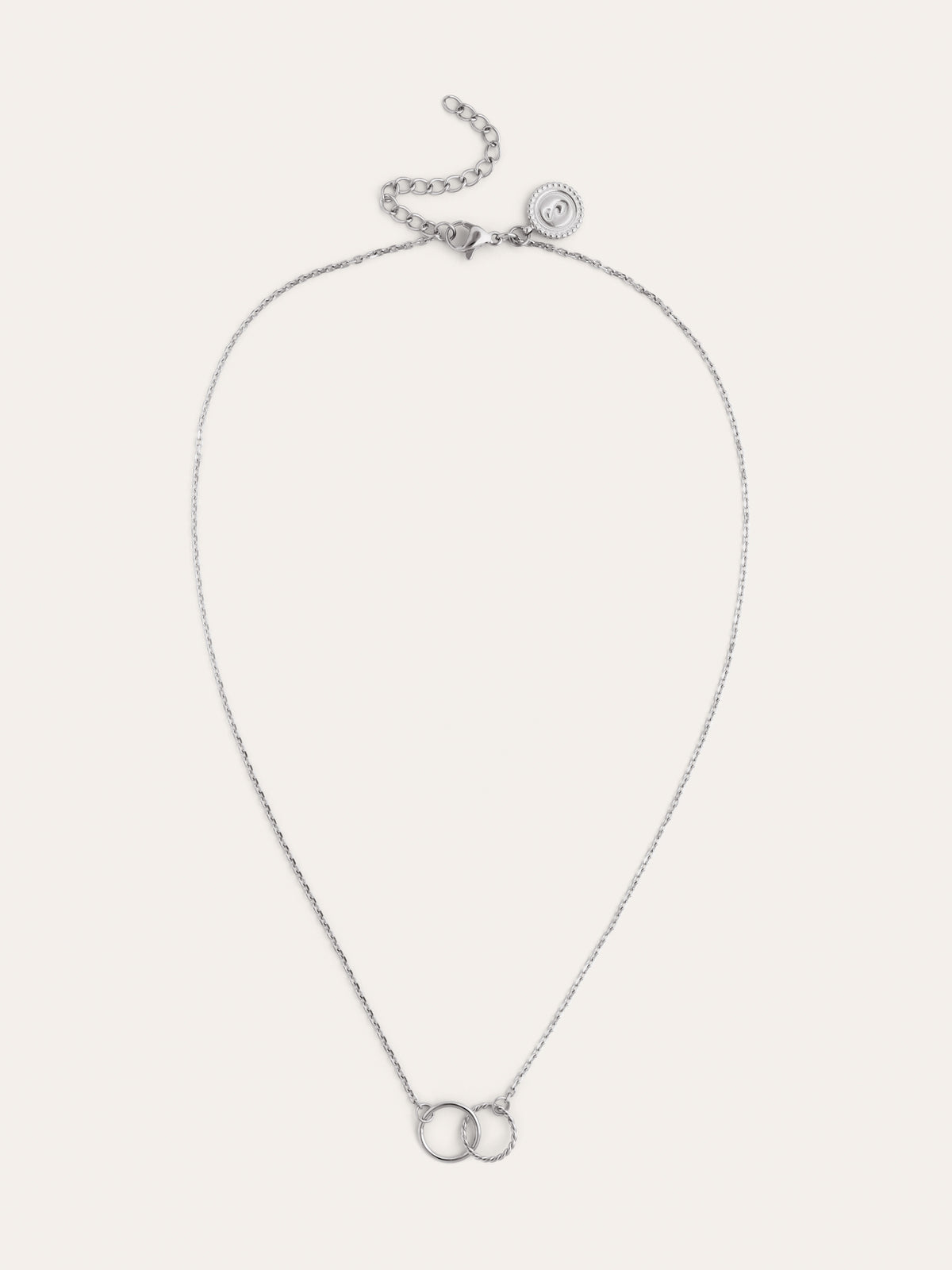 Ketting Circles Twist Staal - vista 4