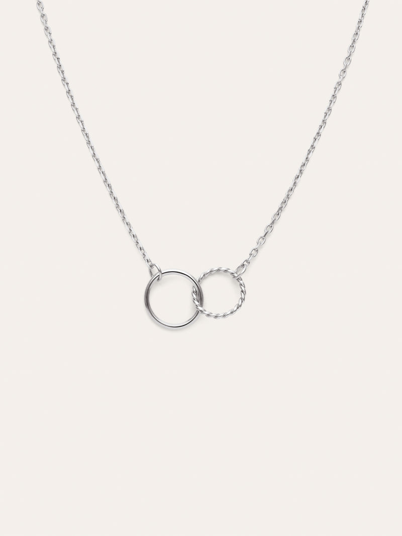 Ketting Circles Twist Staal