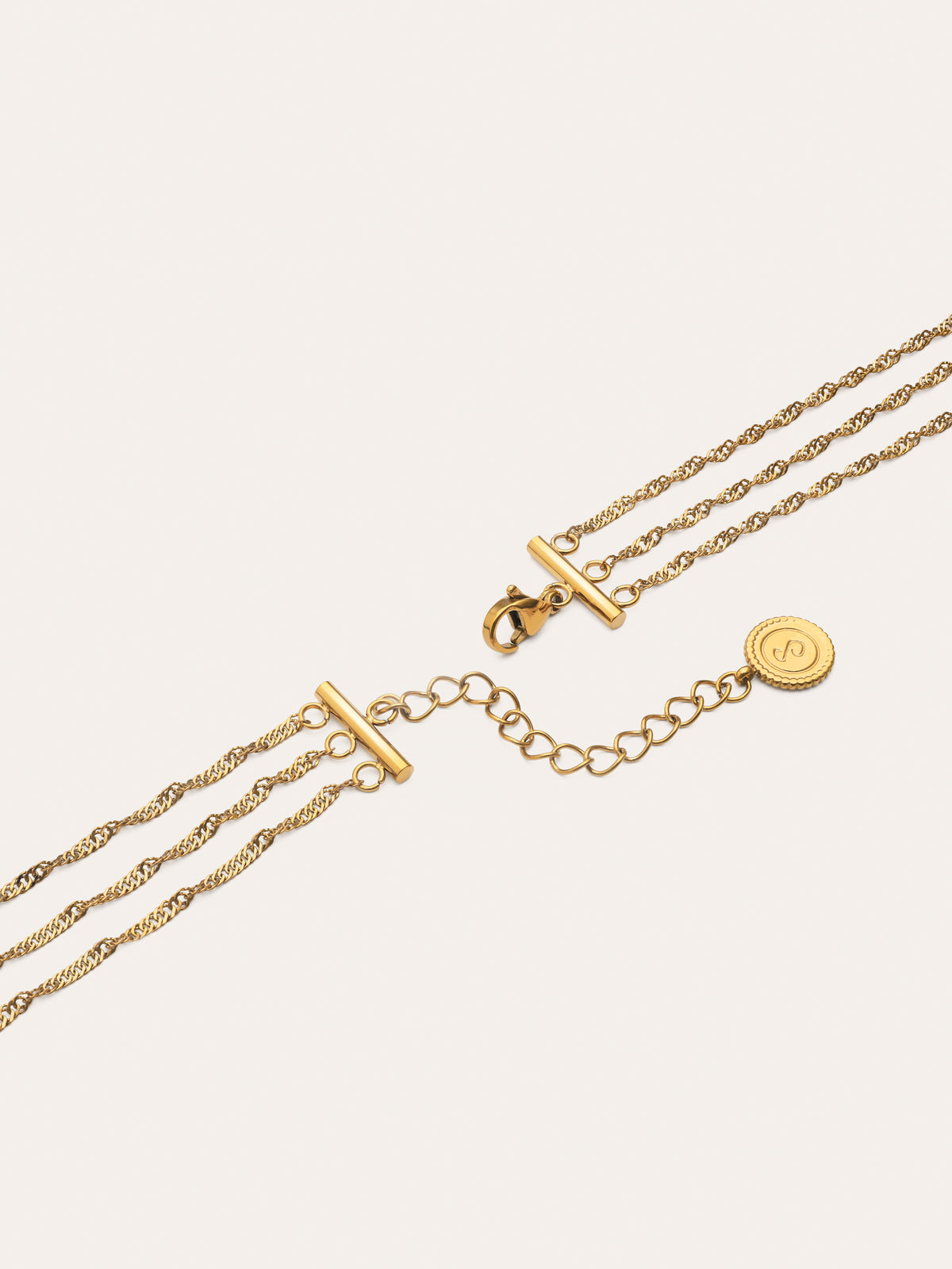 Imagen detalle de Collana Cleopatra Mini Twist Acciaio Placcato Oro