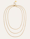 Collana Cleopatra Mini Twist Acciaio Placcato Oro - vista 5