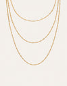 Collana Cleopatra Mini Twist Acciaio Placcato Oro