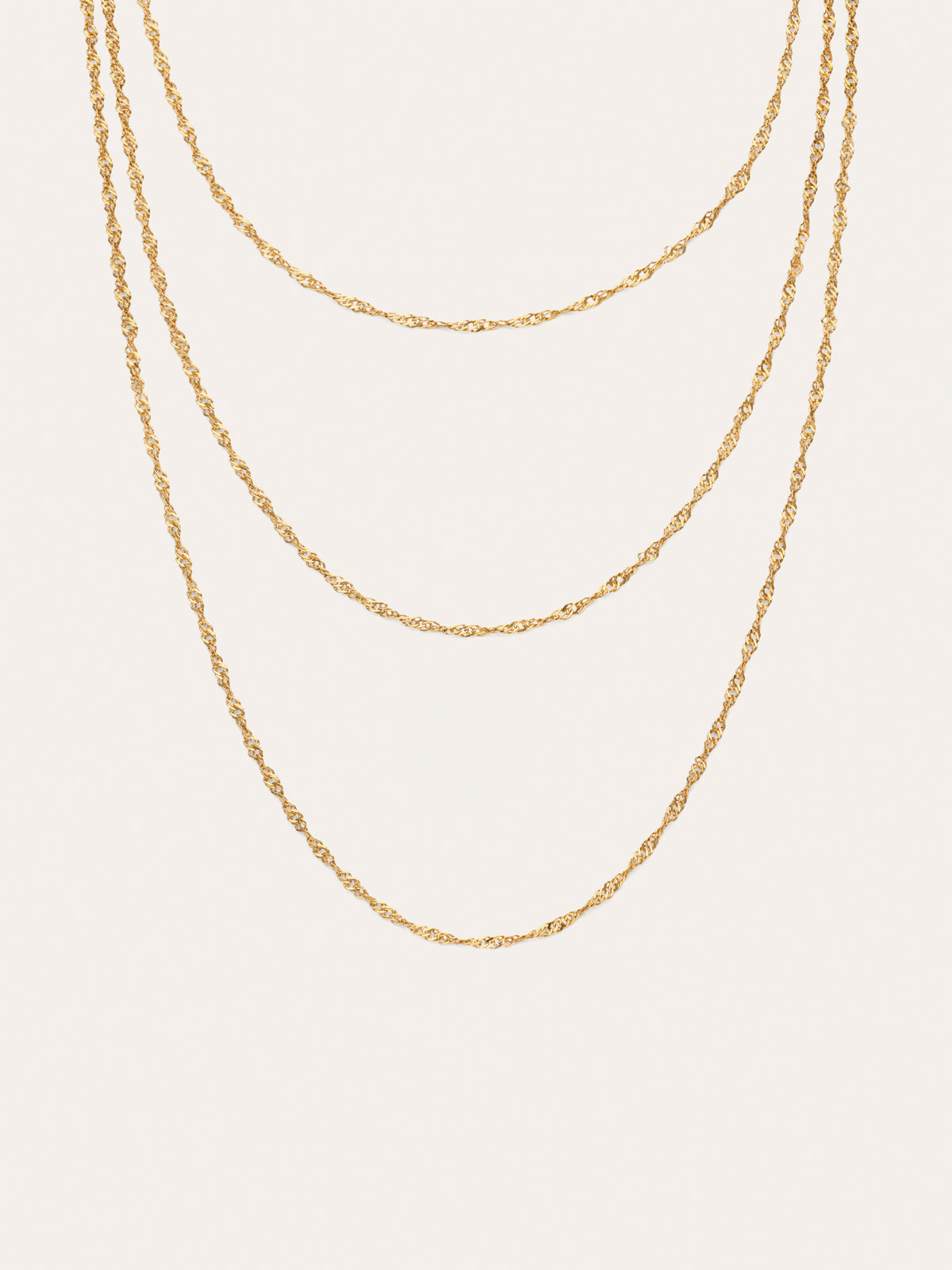 Collana Cleopatra Mini Twist Acciaio Placcato Oro