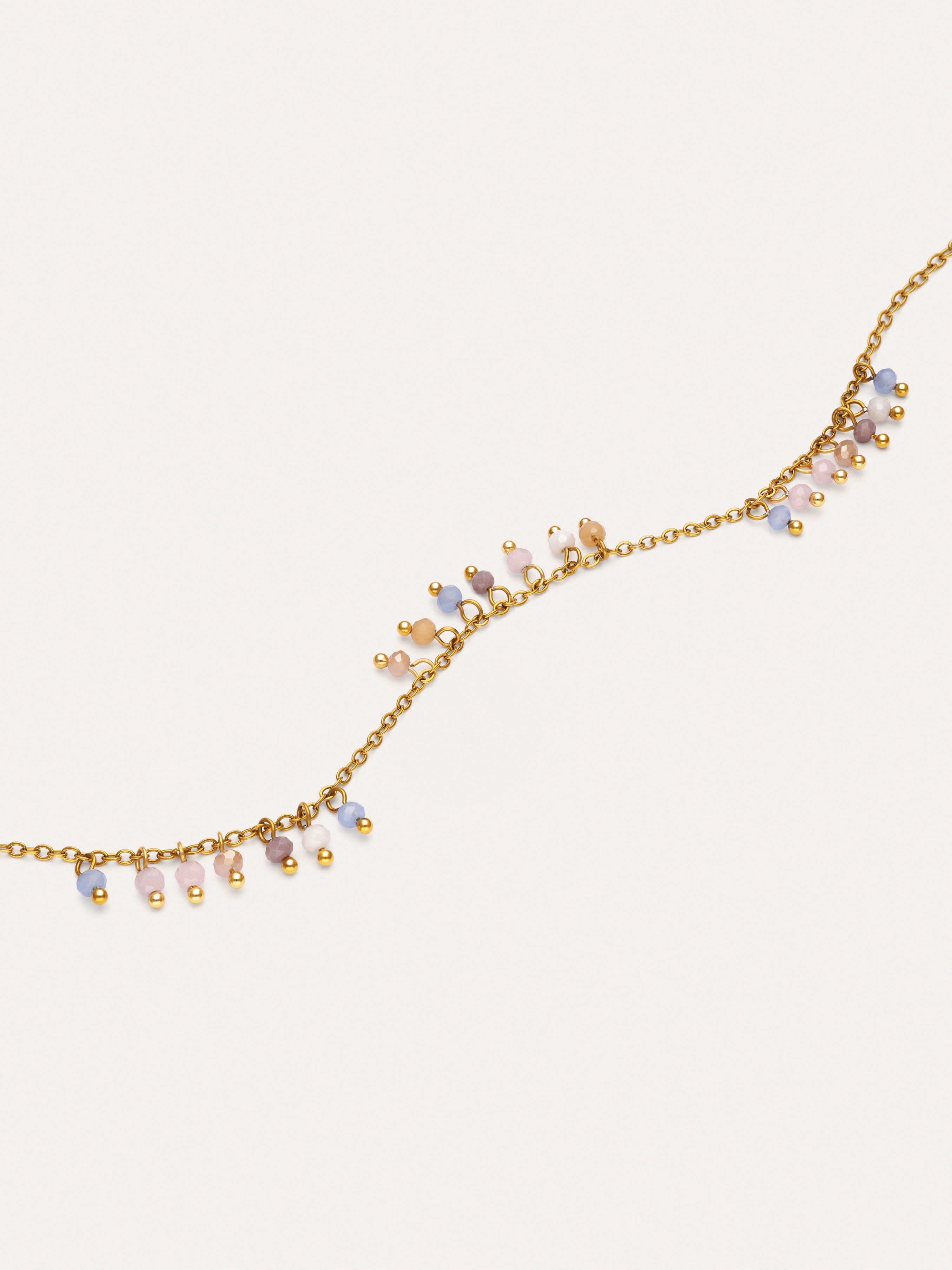 Dancing Daphne Steel Gold-Plated Necklace