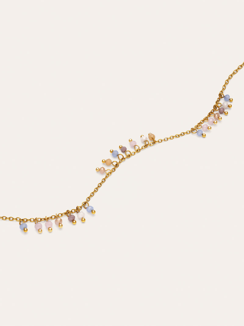 Dancing Daphne Steel Gold-Plated Necklace
