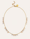 Dancing Daphne Steel Gold-Plated Necklace