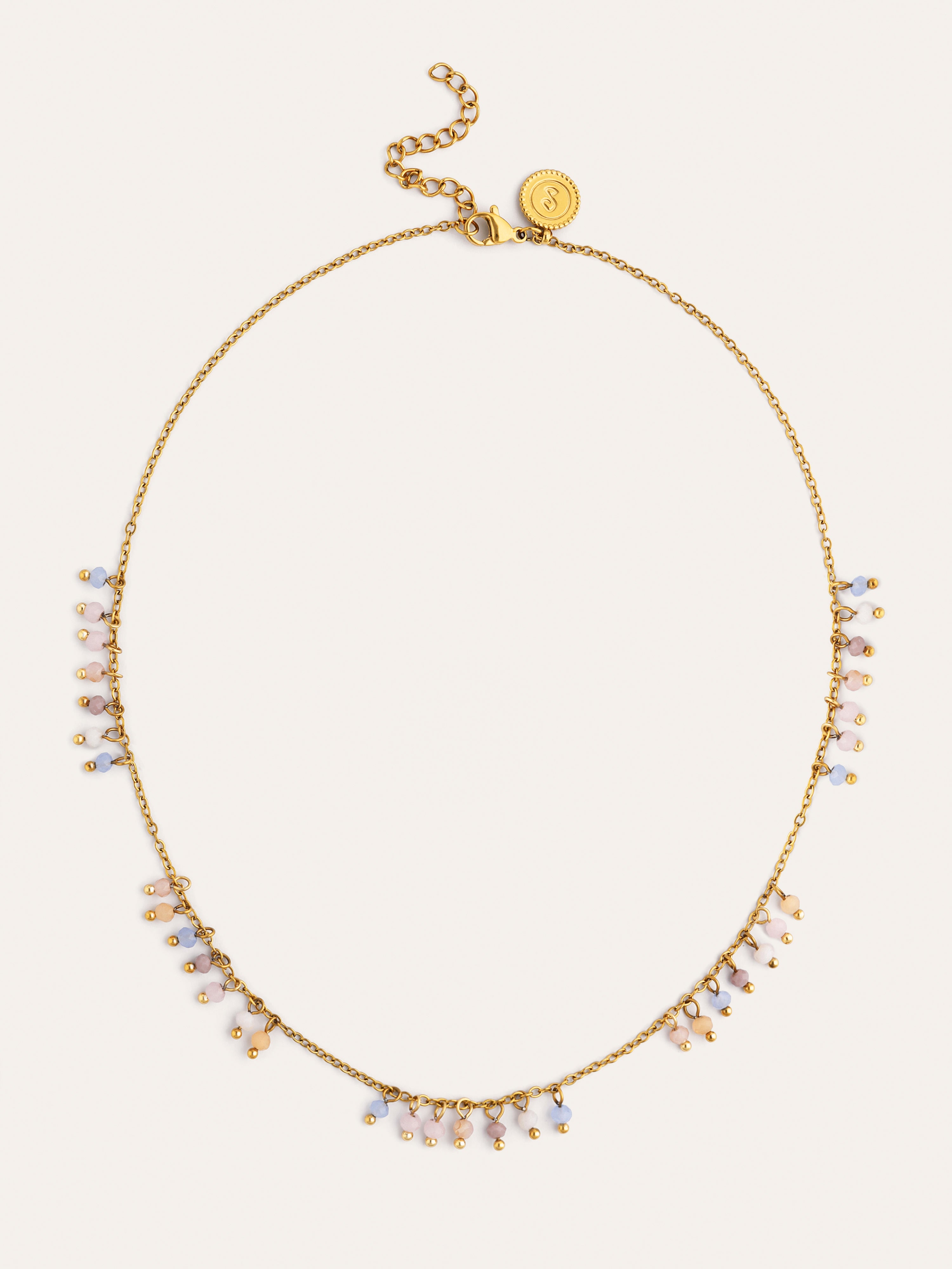 Dancing Daphne Steel Gold-Plated Necklace