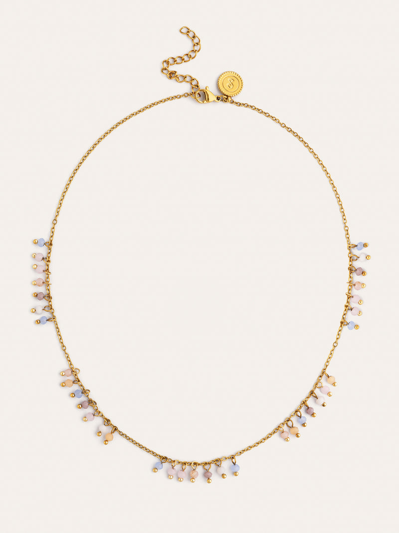 Dancing Daphne Steel Gold-Plated Necklace