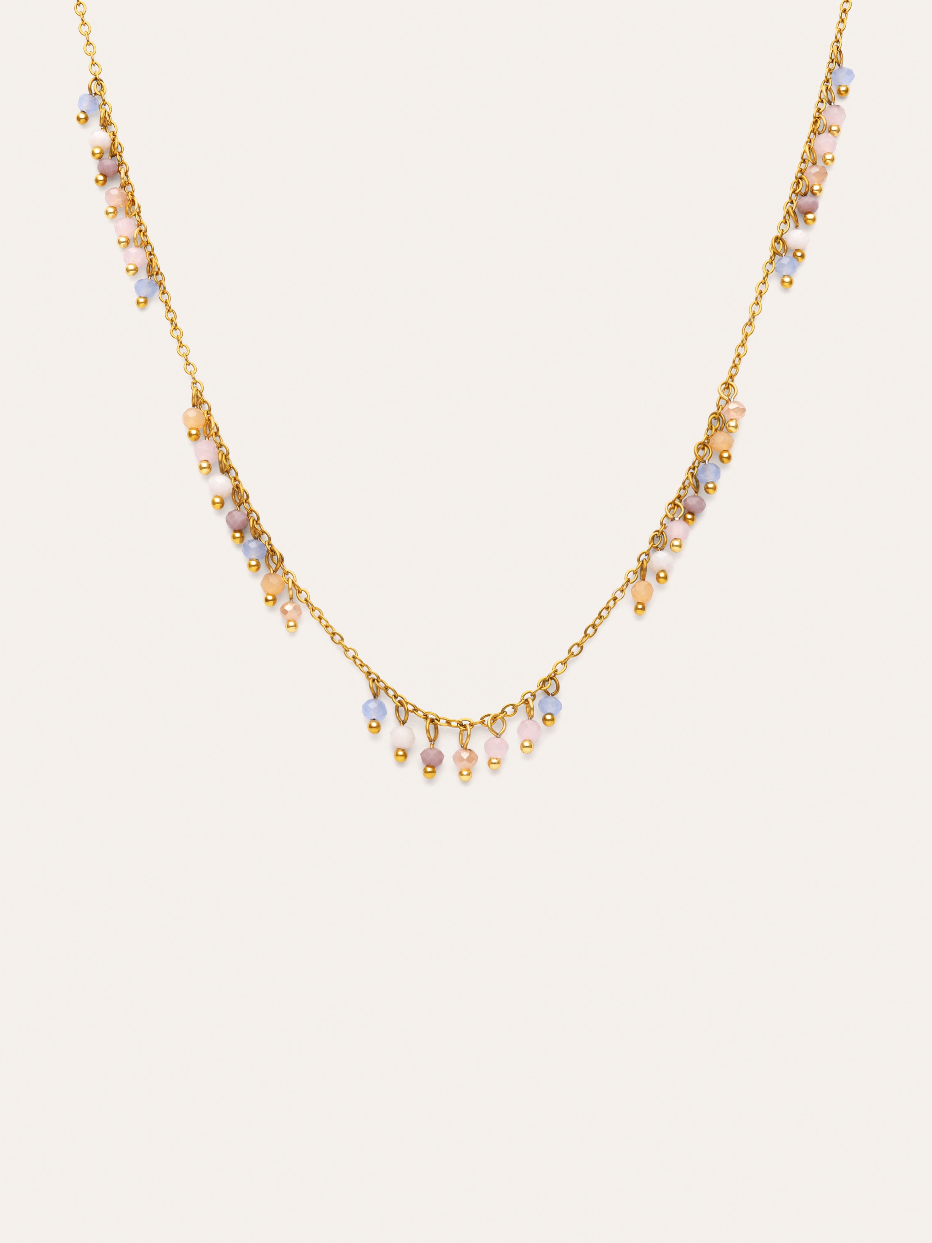 Dancing Daphne Steel Gold-Plated Necklace
