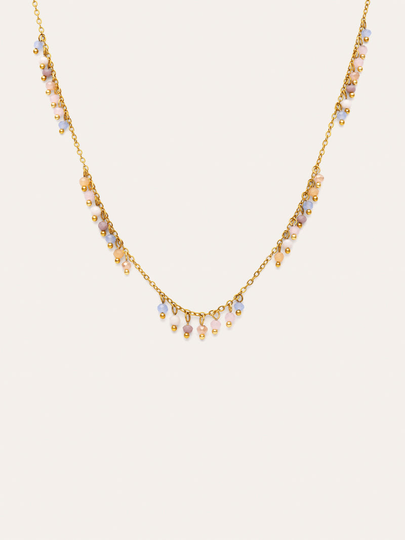 Dancing Daphne Steel Gold-Plated Necklace