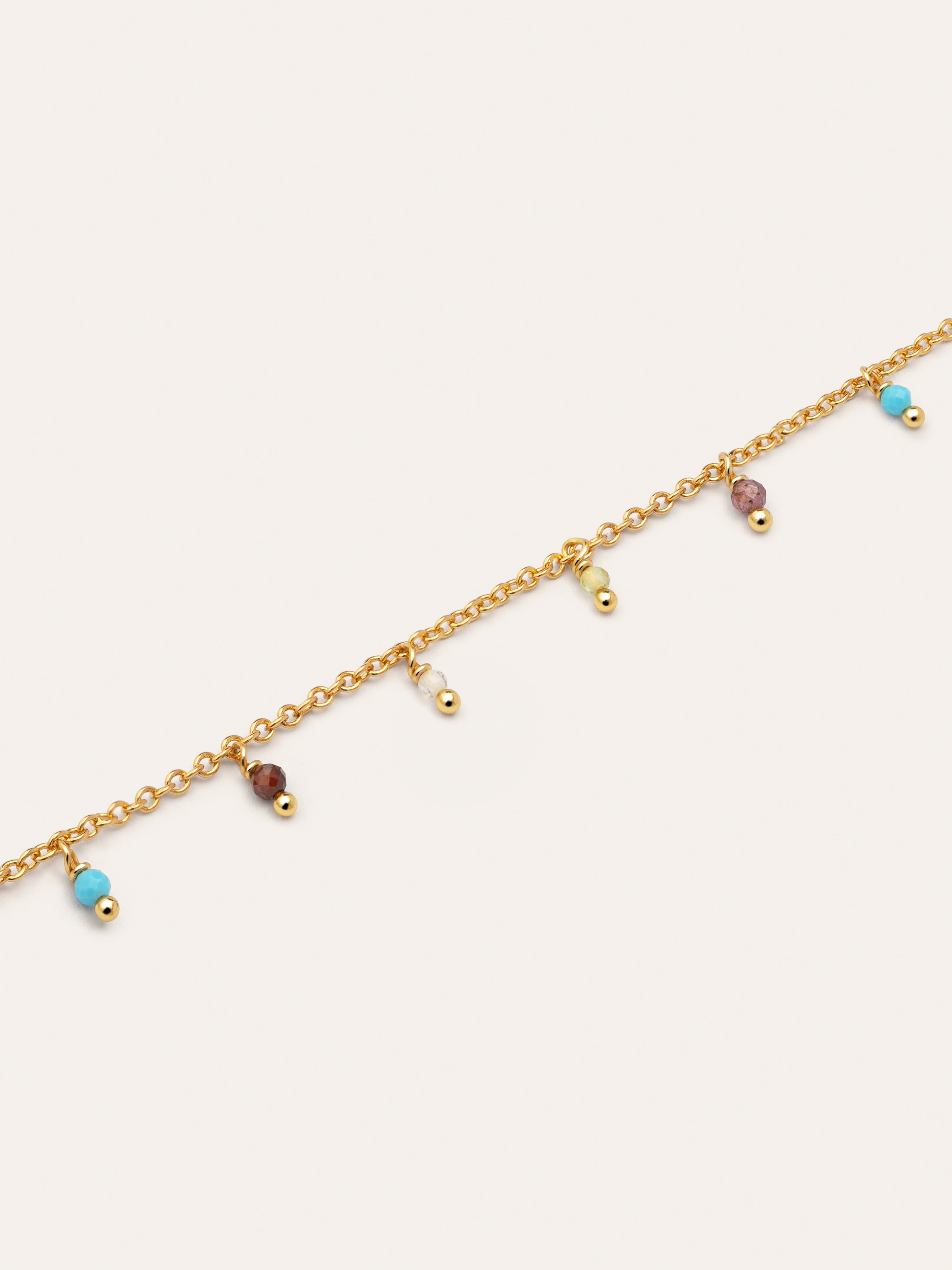 Collar Dancing Stones Baño Oro