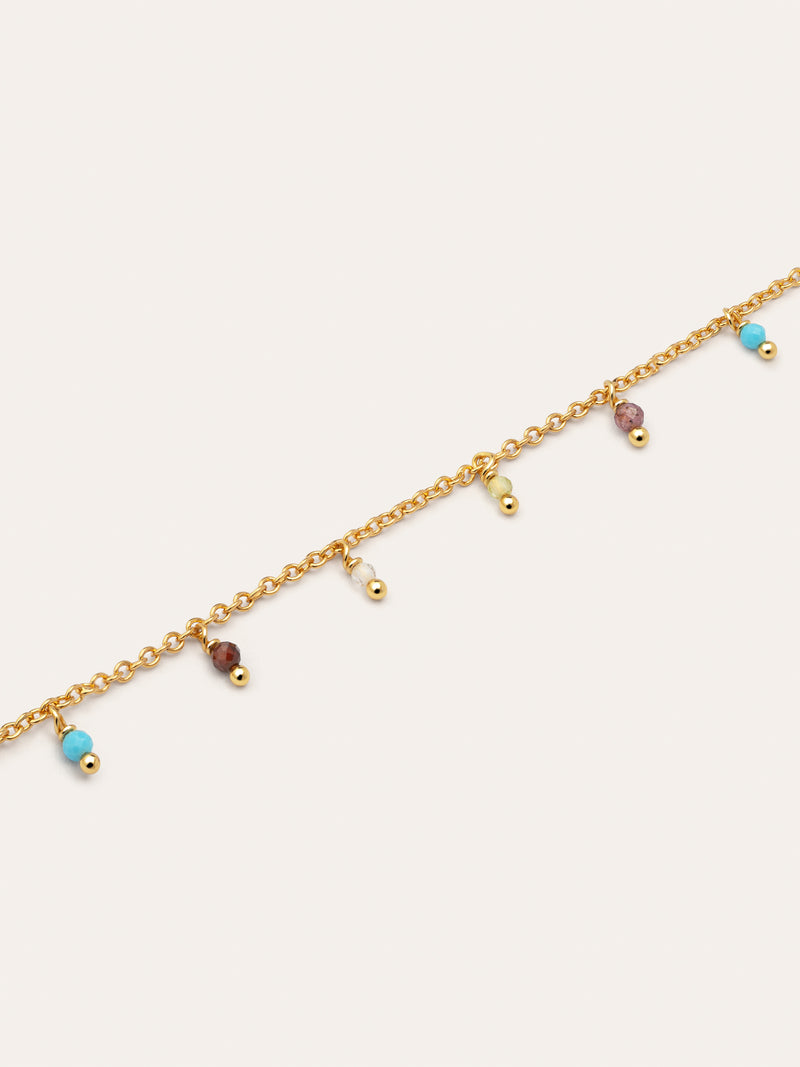 Collar Dancing Stones Baño Oro