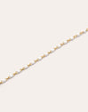 Colar Dots Enamel Blanco Aço Banho de Ouro