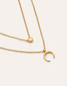 Imagen detalle de Set van 2 kettingen Spark + Mini Moonset verguld