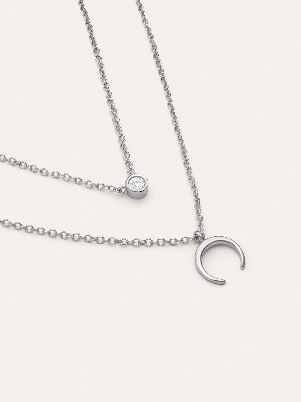 Imagen detalle de Set van 2 kettingen Spark + Mini Moonset