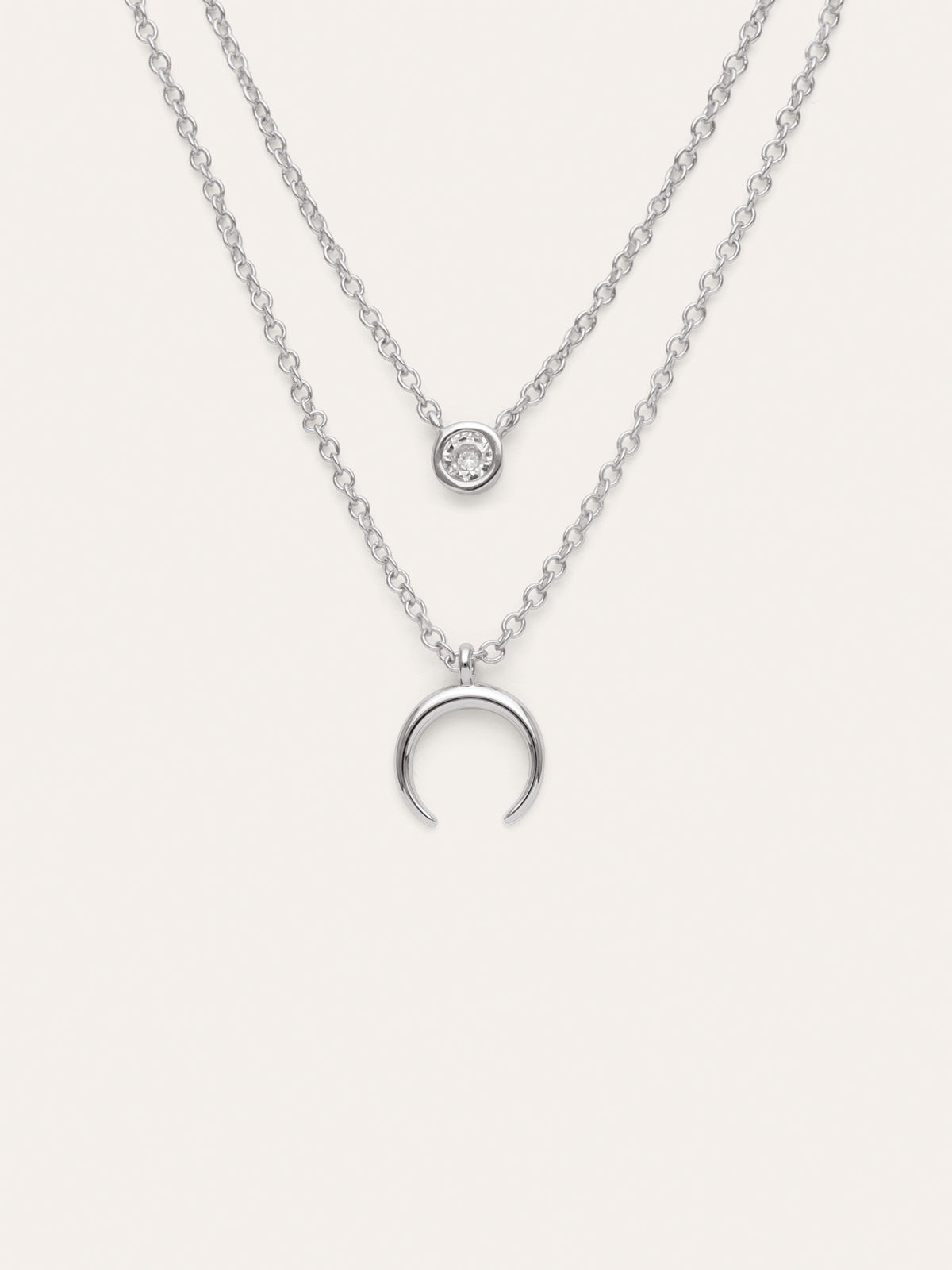 Set van 2 kettingen Spark + Mini Moonset