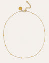 Dots L Stainless Steel Gold Necklace