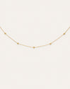 Dots L Stainless Steel Gold Necklace