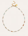 Daylight Pearls Stainless Steel Gold Necklace