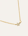 Imagen detalle de Duo Stars ketting met gouden plating