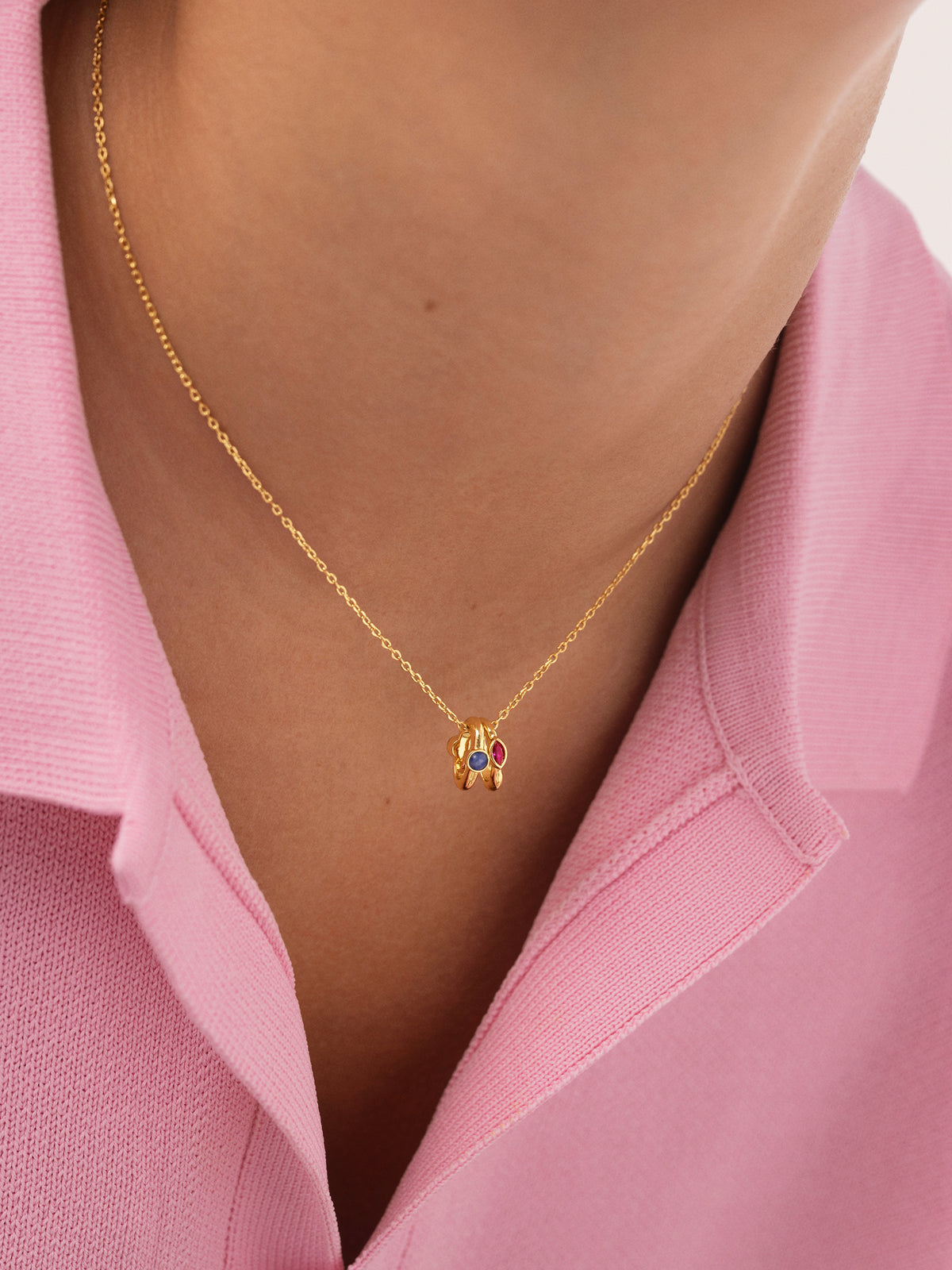 Collier Family Alma Plaqué Or - vista 4