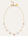 Xiqueta Meua Colors Halskette Edelstahl vergoldet