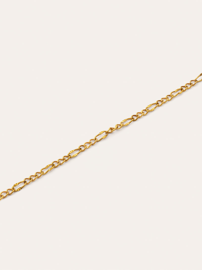Collier Fiore en Acier plaqué or