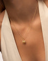 Guidance Necklace, Gold-Plated Steel