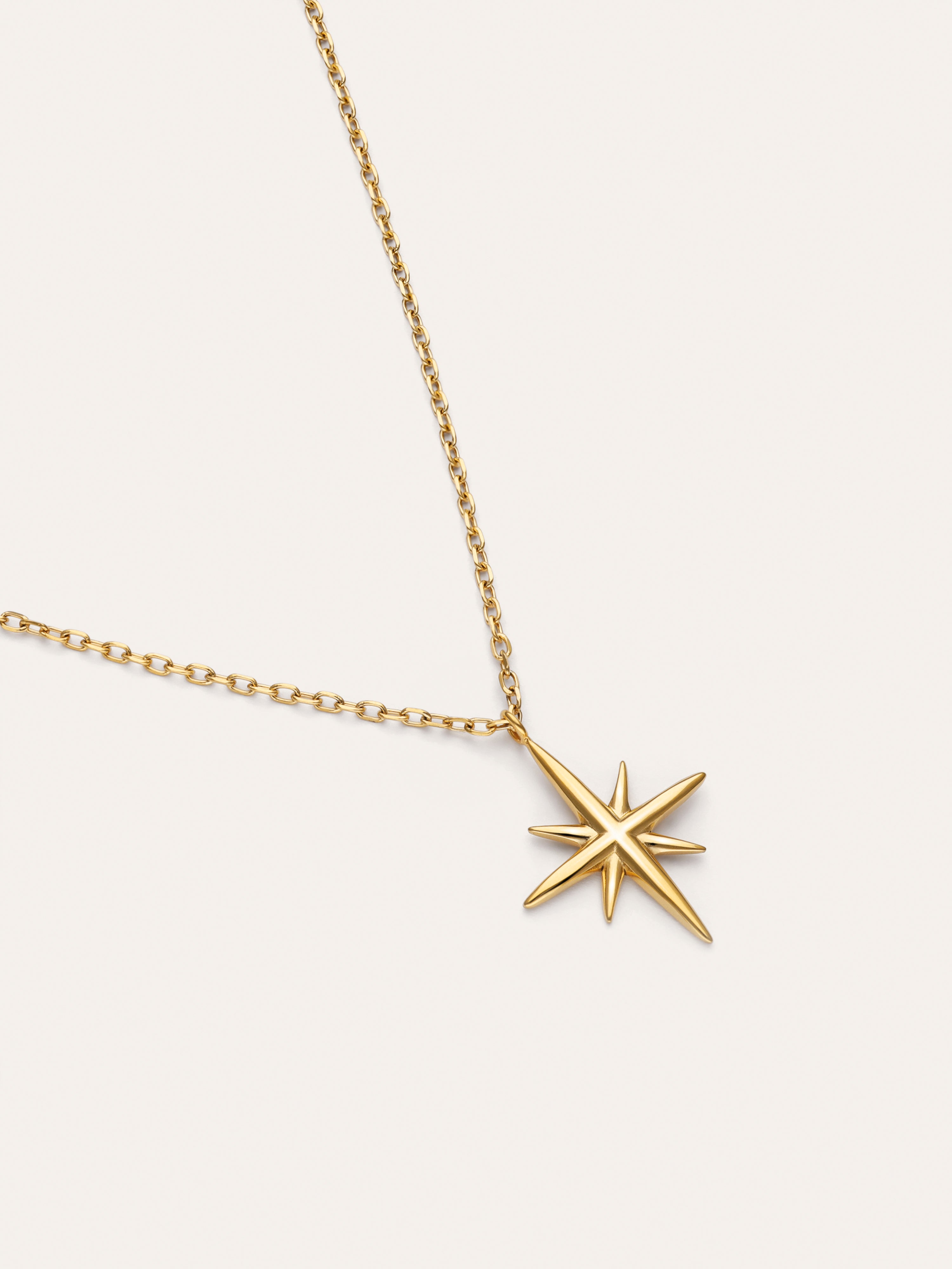 Guidance Necklace, Gold-Plated Steel