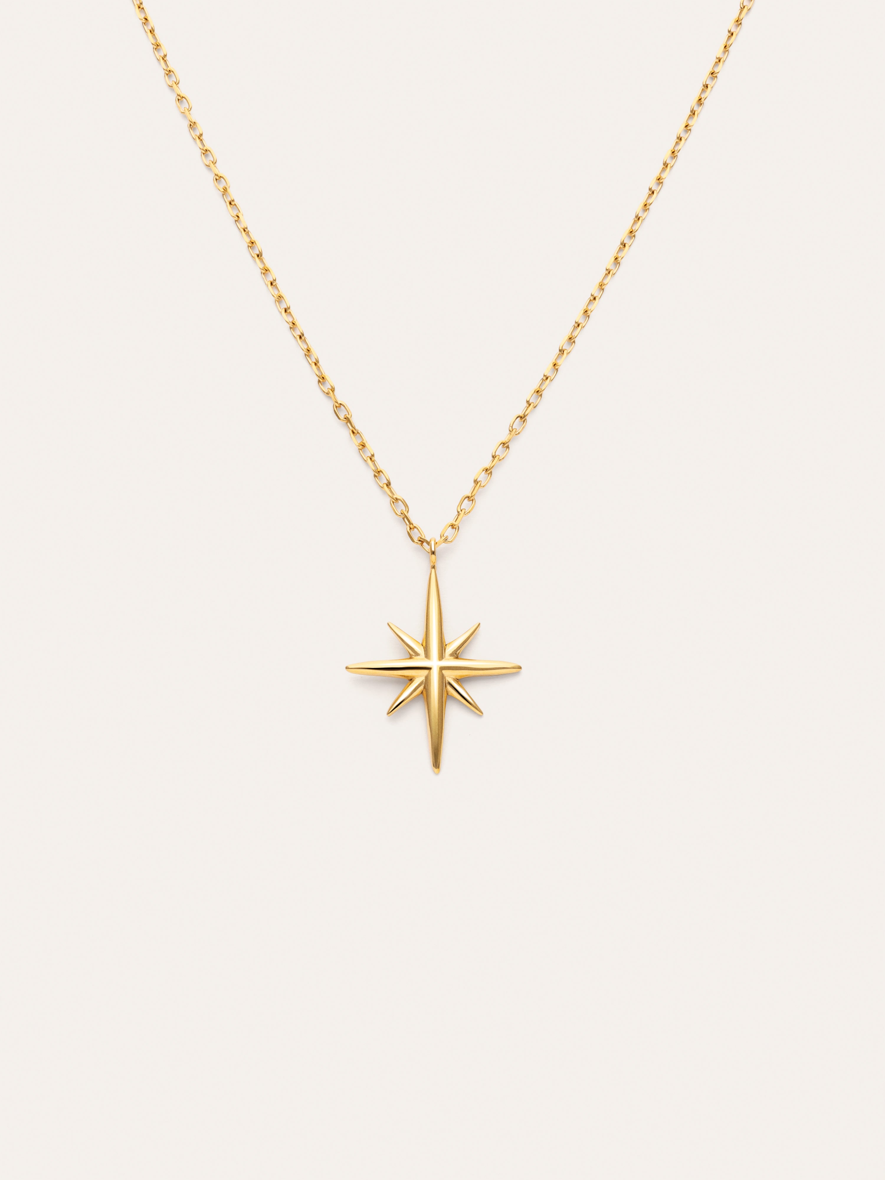 Guidance Necklace, Gold-Plated Steel