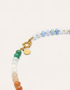 Collar Gummy Stones Acero Baño Oro