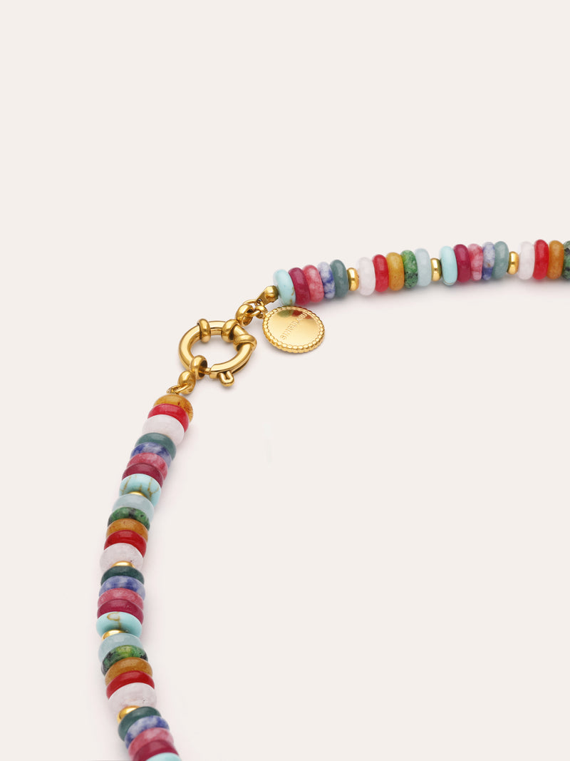 Collana Habana Acciaio Placcato Oro