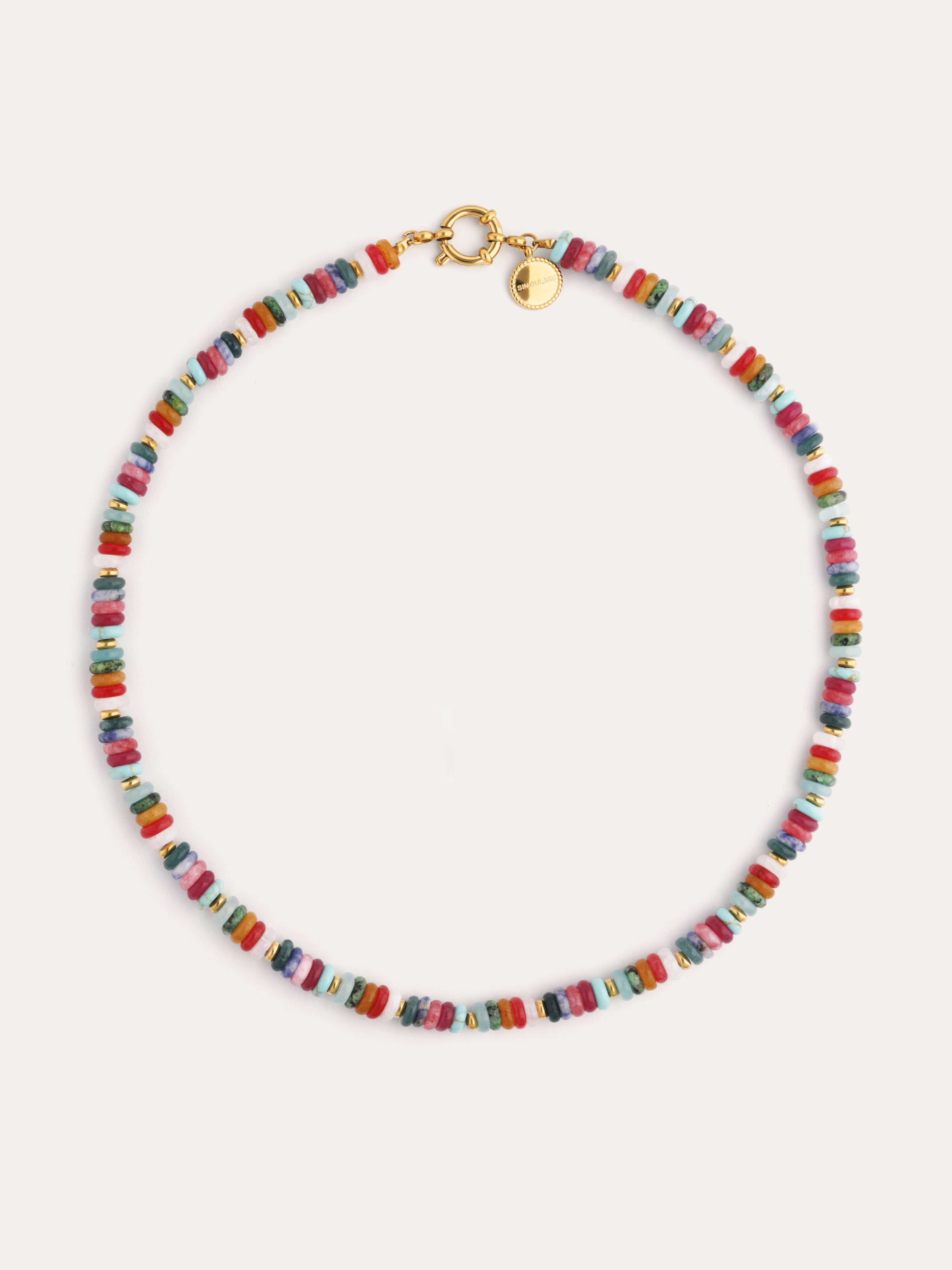 Collana Habana Acciaio Placcato Oro