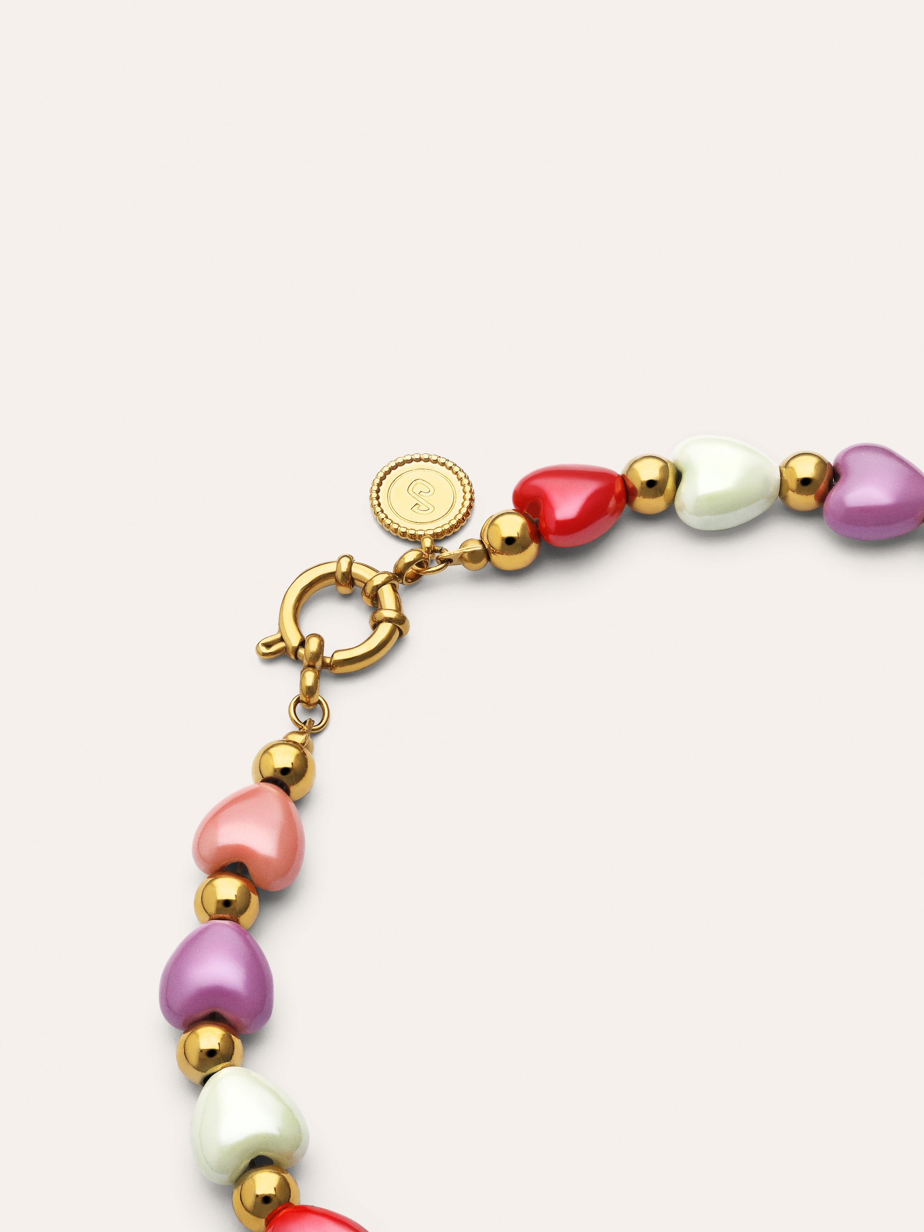 Collar l'Amour à Paris Color Acero Baño Oro