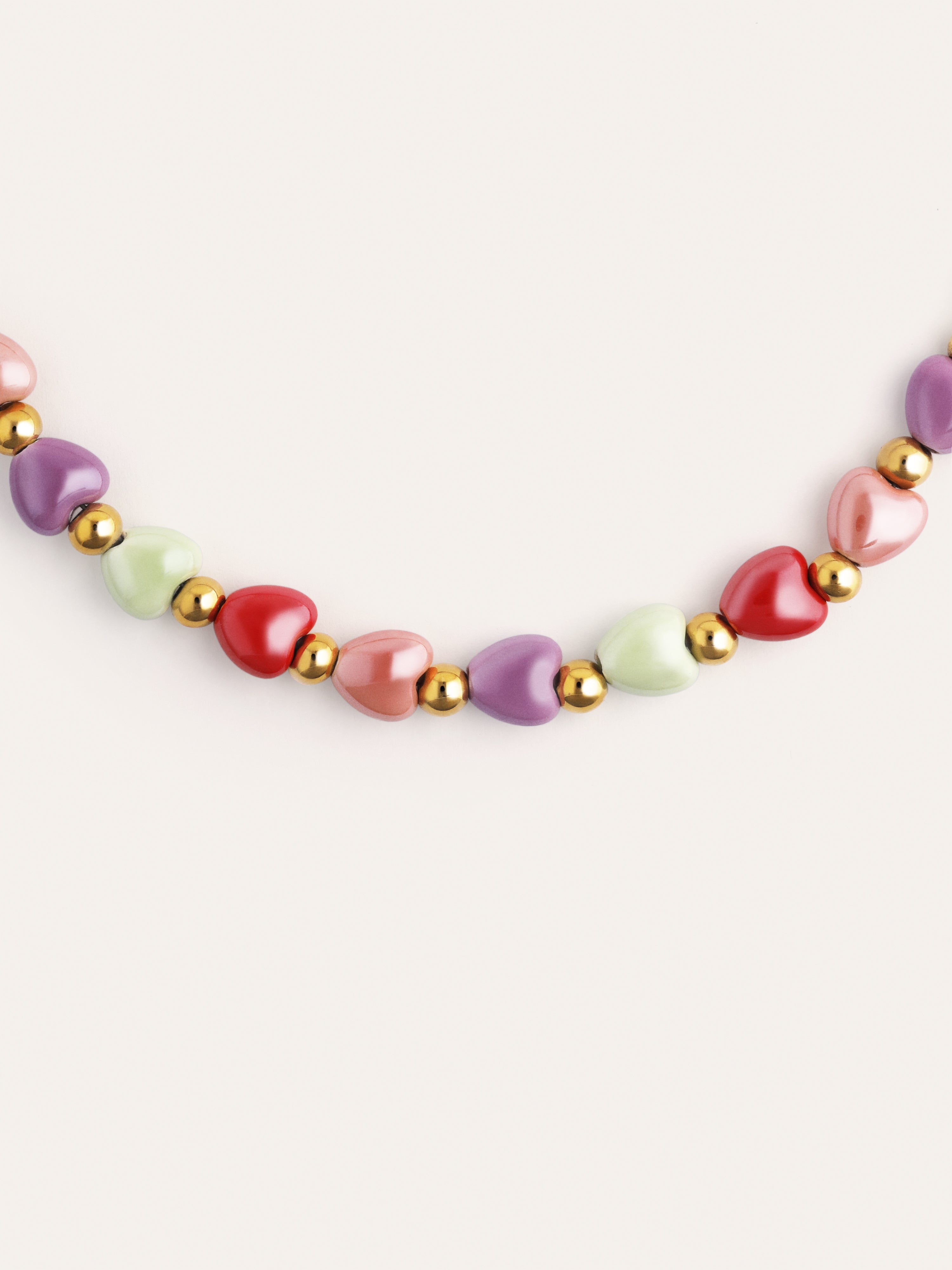 Collar l'Amour à Paris Color Acero Baño Oro