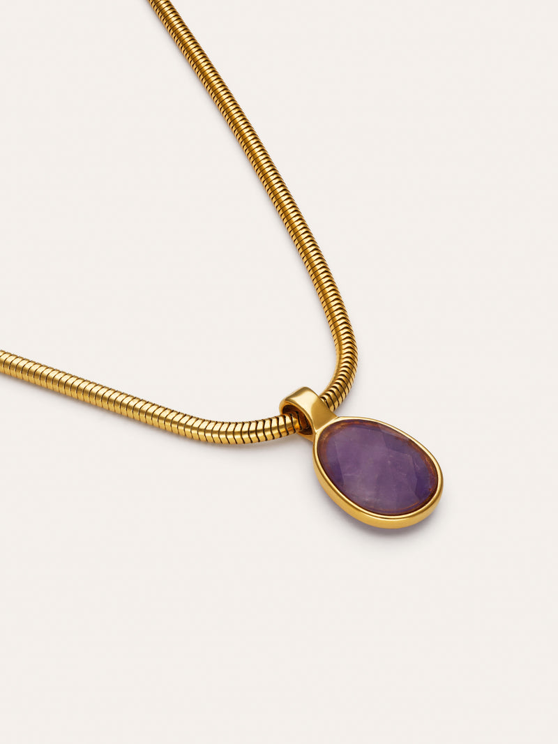 Collana Lena Acciaio Placcata Oro