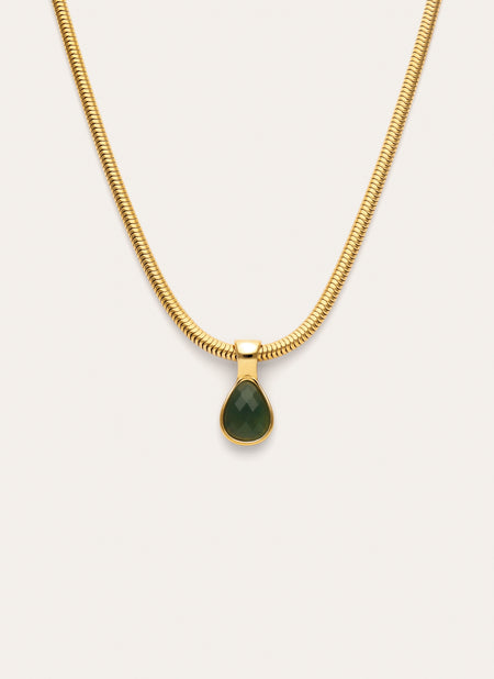 Leti Steel Gold-Plated Necklace
