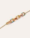 Imagen detalle de Halskette Link Rainbow Emaille Vergoldet