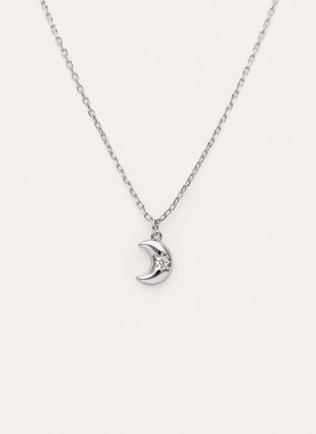 Collar Little Moon Spark Plata